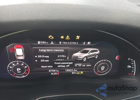 2019 Audi Q7 55 Premium/55 Se Premium from USA, damaged, VIN WA1LAAF72KD006134